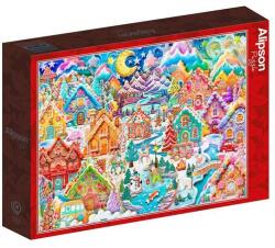 Alipson Puzzle 1500 db-os puzzle - Colorful Cookietown Night (50137) (50137)