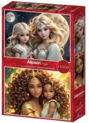 Alipson Puzzle 2 x 500 db-os puzzle - Collection Mère et Fille - La Lune et le Soleil (50222) (50222)
