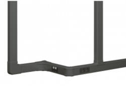 Legrand 75770 kanyarelem: 90° fekete 80x50 mm kábelcsatornához (075770)