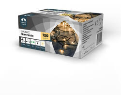 DekorTrend Basic 120 LED, 600 cm, fényfüzér, meleg fehér (KDT_121)