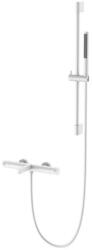 AREZZO design Kádtöltő csaptelep, Arezzo design Elegant termosztatikus kádcsaptelep szett, matt fehér AR-1295MW - zuhanykabin
