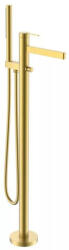 AREZZO design Kádtöltő csaptelep, Arezzo design Elegant szabadonálló, szálcsiszolt arany AR-10095BG - zuhanykabin