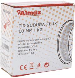 Almaz Fir sudura cu flux decapant, 1mm, rola 1kg, sudura cu sau fara gaz, MIG sau MAG-FCAW, Almaz, AZ-ES024 (AZ-ES024)