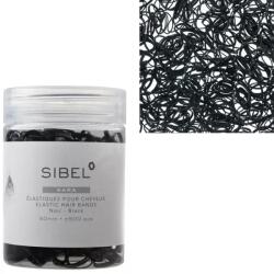 Sibel Szilikon Hajgumi - Fekete , dobozos 500db 4432959