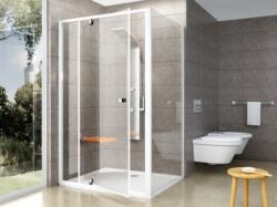 RAVAK Pivot PDOP2+PPS zuhanykabin fehér/króm (03GD0100Z1+90G70100Z1)