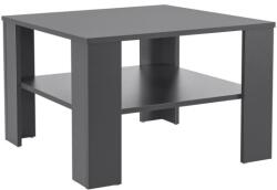 Juskys Dohányzóasztal 60x60cm - sötétszürke (51462)