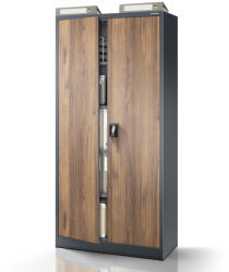 JAN NOWAK JAN H 1336-2 | Fém iratszekrény antracit/dió, 4 polcos - összeszerelt (1336-2)