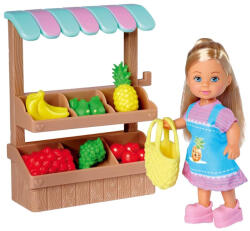 Simba Toys Evi Love játékbaba gyümölcsös standdal (105733563)