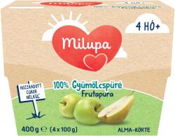 Milupa Frutapura 100% alma-körte gyümölcspüré 4 hónapos kortól 4 × 100 g