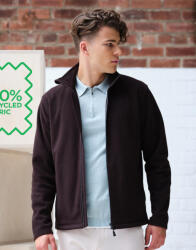 Regatta Férfi hosszú ujjú kabát Regatta Honestly Made Recycled Full Zip Microfleece S, Fekete