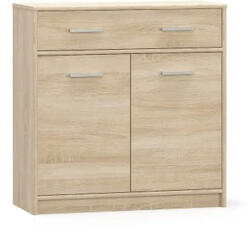 TEMPO KONDELA Komód 2D1S, Tölgy Sonoma, Teyo