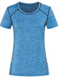 Stedman Női rövid ujjú póló Stedman Recycled Sports-T Reflect Women XL, Kék Heather