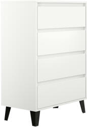 TEMPO KONDELA Komód, Fehér, Bogan New 4S70