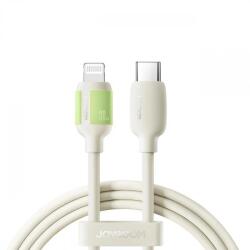 JOYROOM Cablu Date si Incarcare USB-C - Lightning Joyroom S-A53, 30W, 2m, Bej - evomag