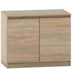 TEMPO KONDELA 2 Ajtós Komód, Tölgy Sonoma, Hany New 008