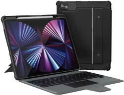 Nillkin Bumper Combo Billentyűzetes Tok Backlit Version iPad Pro 12.9 2020/2021/2022 és iPad Air 13 2024/2025 Készülékhez Fekete