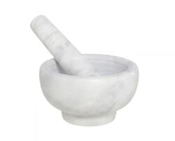 GERIMPORT Mozsár törővel, 12 cm, fehér márvány (892000531)