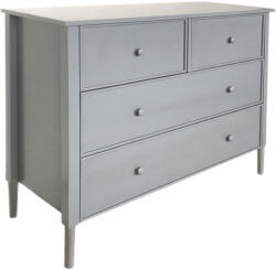 TEMPO KONDELA Komód, Szürke, Aviela