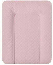 CEBA BABY - Salteluta de infasat, Moale, Fara ftalati, 70x50 cm, Carouri Roz (W-143-079-129) Saltea bebelusi