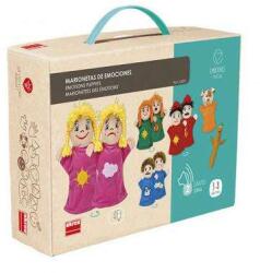 AKROS Educa - Kétarcú Érzelmek Kesztyűbábok - 6 db (64001)