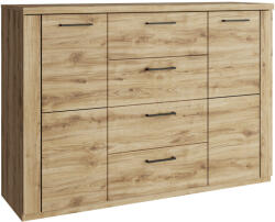 TEMPO KONDELA Komód 2D4S, Navarra Tölgy, Dorsi