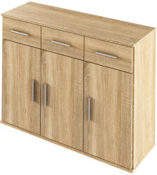 TEMPO KONDELA Komód, Tölgyfa Sonoma, Resita Typ 3