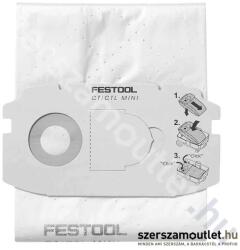 Festool SC FIS-CT MINI/5 porzsák/szűrőzsák SELFCLEAN (5db) (498410) (498410)