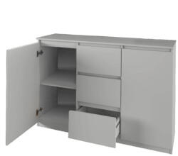 TEMPO KONDELA Komód, Fehér, Logan New 03