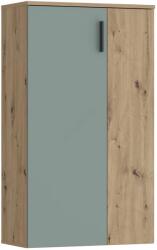FORTE Обувница ETON дъб artisan/зелена (FR0022)