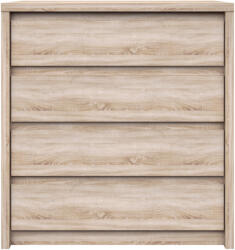 TEMPO KONDELA Komód 4S, Sonoma Tölgy, Norty Typ 21