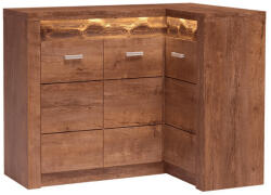 TEMPO KONDELA Sarokkomód, Világos Kőris, Infinity I-15 - fizz