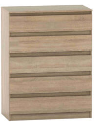 TEMPO KONDELA 5 Fiókos Komód, Tölgy Sonoma, Hany New 005 - fizz