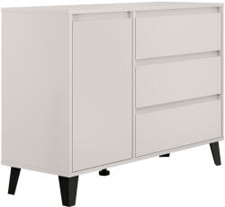 TEMPO KONDELA Komód, Cashmere, Bogan New 1D3S - fizz