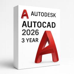 Autodesk AutoCAD 2026 I Win& MacOS I 3 year I (9781630576677)