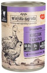 Wiejska Zagroda Csirke kacsa 400 g nedves eledel felnőtt macskáknak