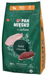 Pan Mięsko PAN MIĘSKO fűszernövényekkel Pulyka kacsával M 9 kg közepes méretű fajtáknak