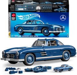 Mattel Brick Shop Mattel Brick Shop, Hot Wheels, Mercedes-Benz 300 SL, set de constructie, 1600 elemente