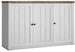 TEMPO KONDELA Komód, Sosna Andersen/Tölgy Lefkas, Provance K3D