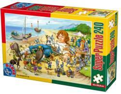 D-Toys Puzzle 240 Piese, Calatoriile lui Gulliver, D-toys (TOY-60488) Puzzle