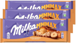 Milka MMMax Karamellás-egészmogyorós táblás csokoládé (3x300 g)