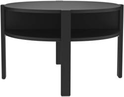 FORTE Dohányzóasztal RINO fekete CFTT5024-Z13M (FR0032)