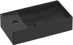 RAVAK Veda mosdótál 40x22 cm négyszögletes beépíthető fekete XJX0D240000 (XJX0D240000)