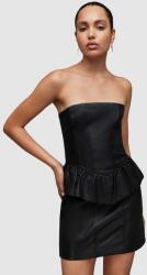 AllSaints rochie de piele WL068Z CASSIE LEA RUFFLE DR 9BYX-SUD1R5_99X (WL068Z)