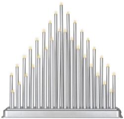 Nexos Gyertyatartó 33 LED Ezüst (XI11911)