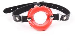 LateToBed BDSM Line Lip Gag Mouth Red