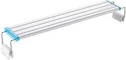Szerber LED MS40 akvárium világítás fehér és kék LED izzókkal (Alumínium lámpatest: 38.5 cm ~ 40-50 cm széles akváriumhoz | 13 W | kb. 700 lumen)