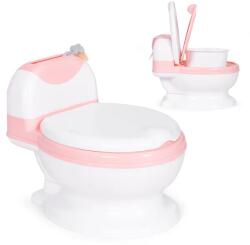 ECOTOYS Gyerek bili WC-ülőkével, kivehető betéttel és tisztítókefével, 6-36 hó (HA-P05 PINK)