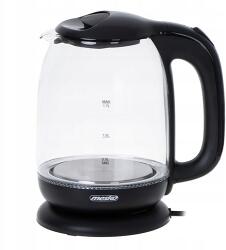 Mesko Ms 1302 fekete üveg vízforraló 1, 7 L (Czajnik Bezprzewodowy Szklany 2200 W)