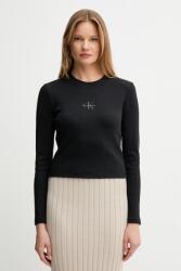 Calvin Klein Jeans longsleeve pentru femei din bumbac cu elastan 9BYA-BUD068_99X (LV047A803G)