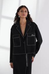 Karl Lagerfeld jachetă scurtă pentru femei 9BYA-KUD039_99J (A3W14041)